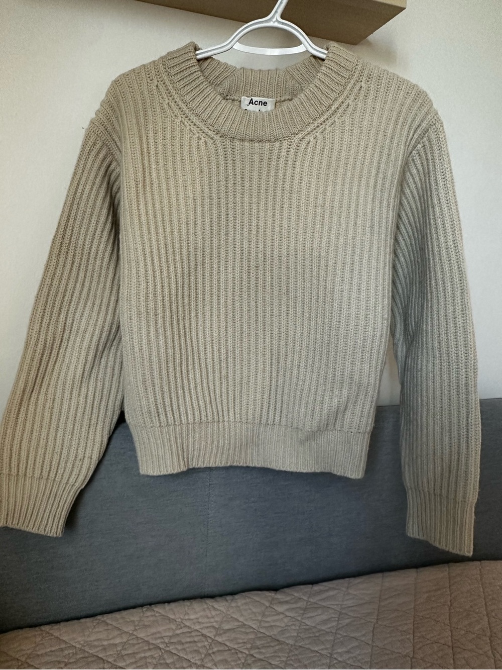 ACNE 100% Wool Fisherman Sweater